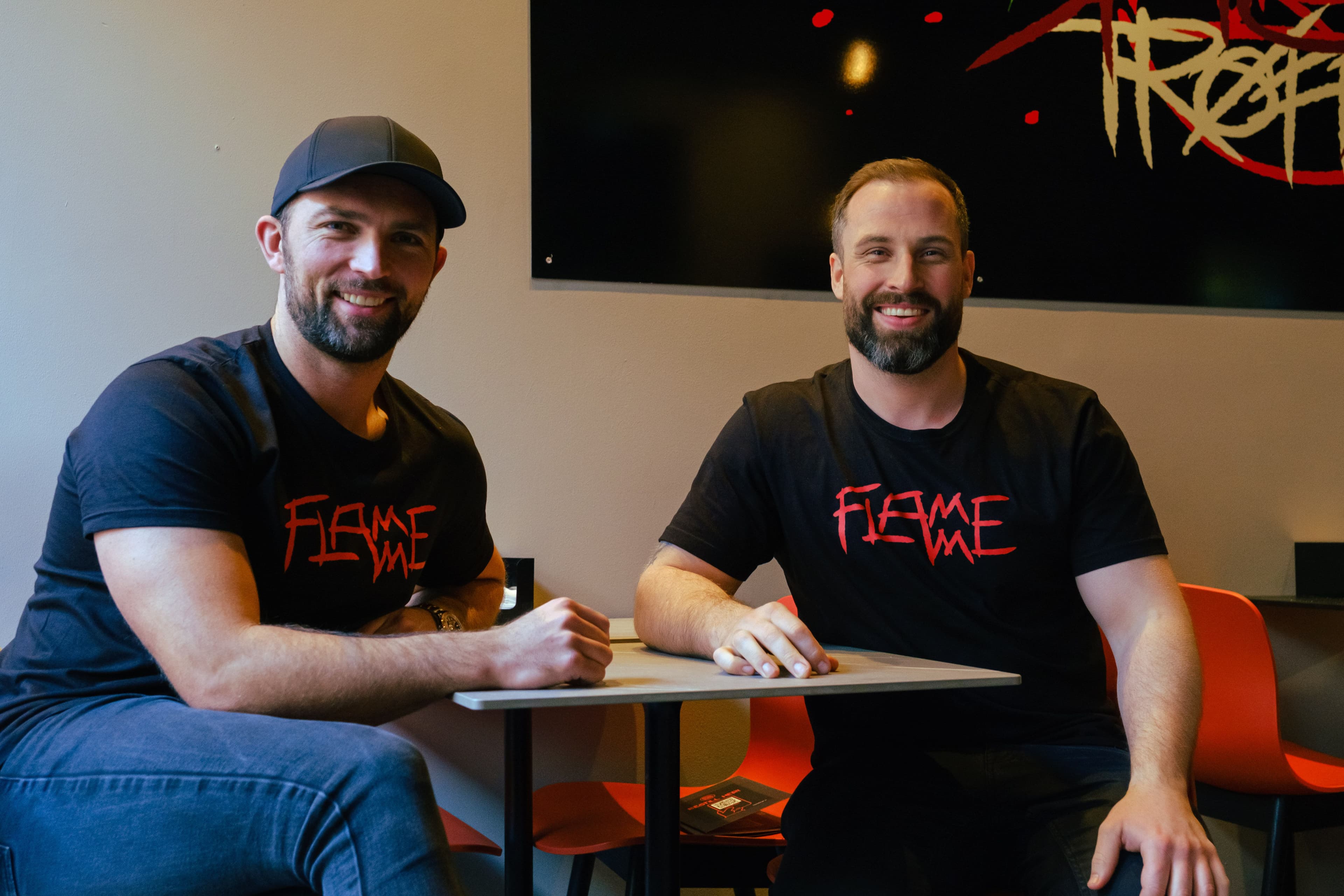 Grunderende av Flamme Øyvind Dalelv og Adam Bjerck